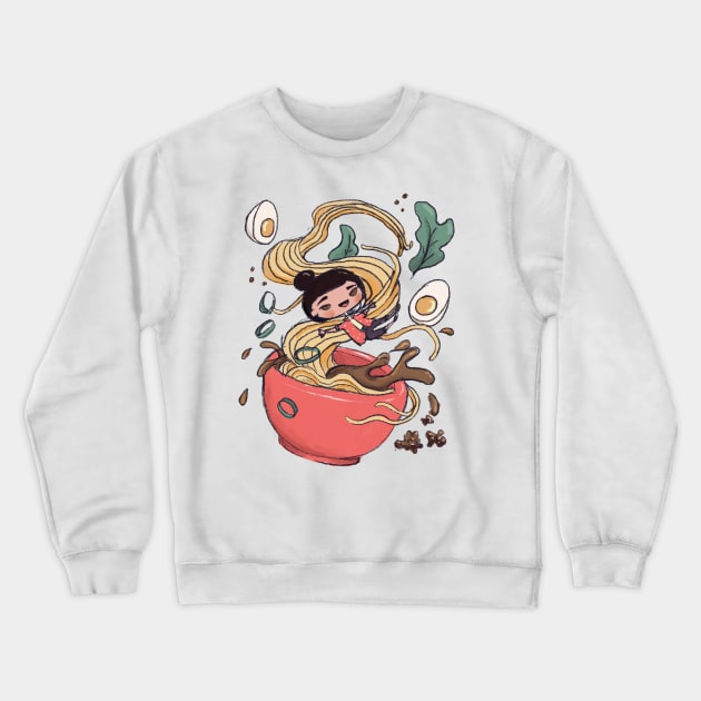 Noodles anyone? Crewneck Sweatshirt by shopfindingbeni